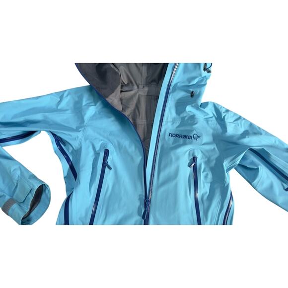 Women's Blue Outdoor Jacket - Picture 3 of 6